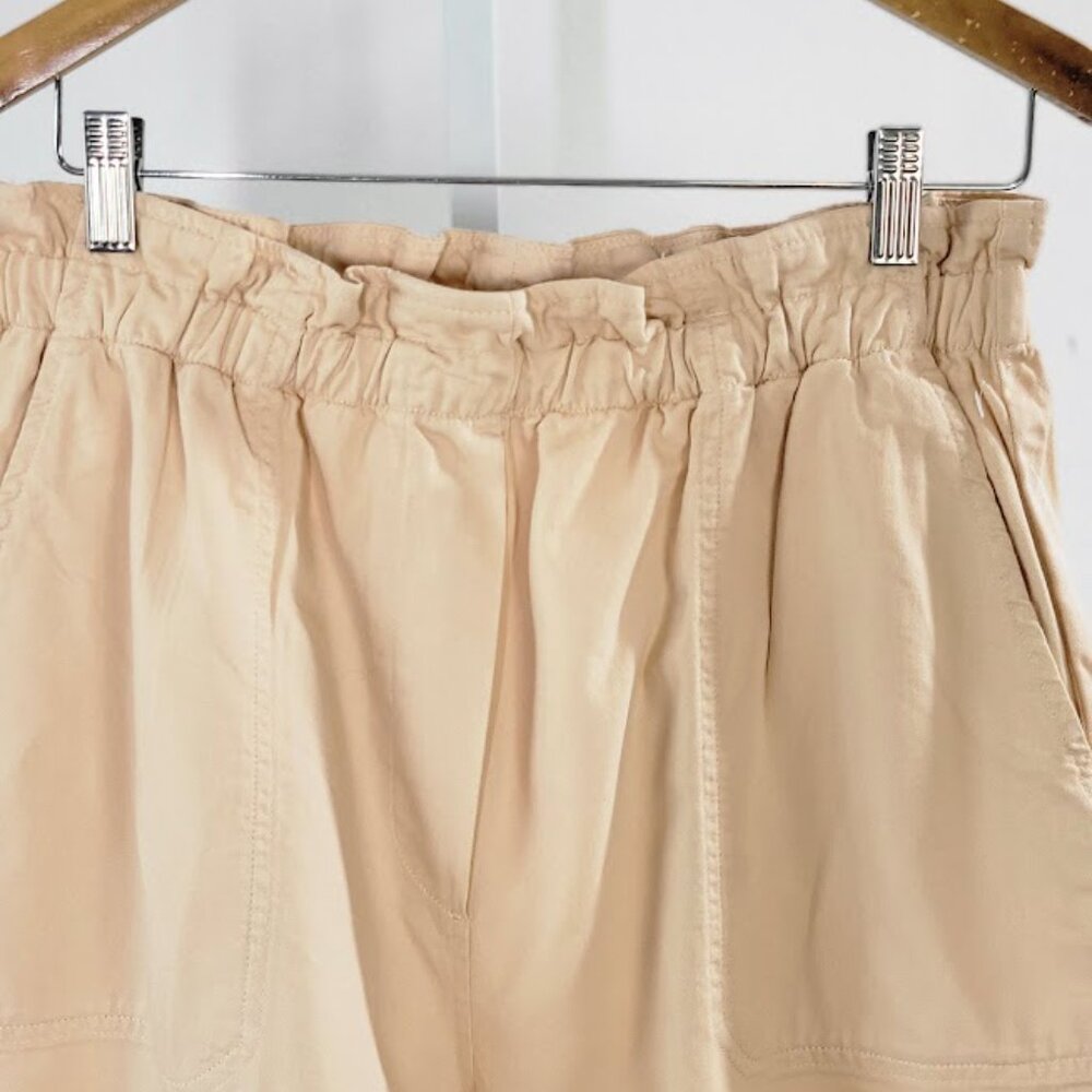 ANTHROPOLOGIE paperbag crop pants Sz M petite  NEW - Picture 3 of 8